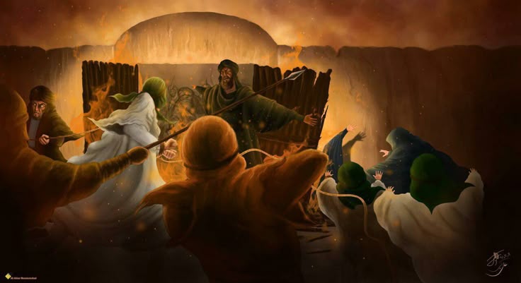 Gathering At The House Of The Prophet(saw)'s Daughter (a.s)